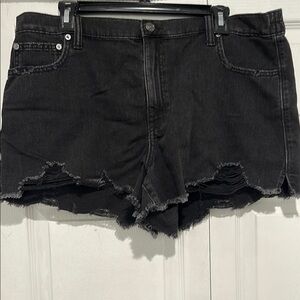 Aerie daydreamer black shorts size XL